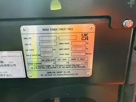 Terrenggående gaffeltruck 2026  HC (Hangcha) CPCD25-XW98C-RT4 - 4x4 (14)