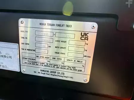 Terrenggående gaffeltruck 2026  HC (Hangcha) CPCD35-XW98E-RT2 - 2WD (16)