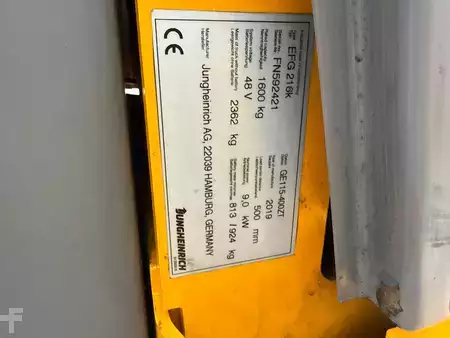 Elektrisk- 3 hjul 2019  Jungheinrich EFG 216K 400ZT (3)