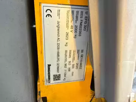 Eléctrica de 4 ruedas 2020  Jungheinrich EFG 320 115-440 DZ (3)