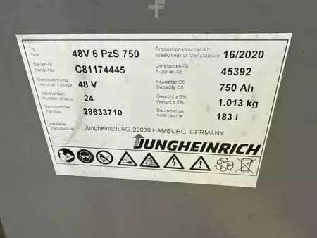 Eléctrica de 4 ruedas 2020  Jungheinrich EFG 320 115-440 DZ (4)