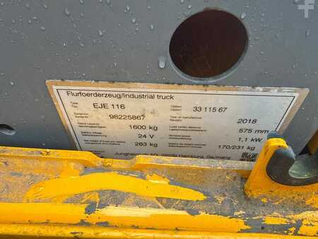 Elektrische palletwagens 2018  Jungheinrich EJE 116 115 67 (3)