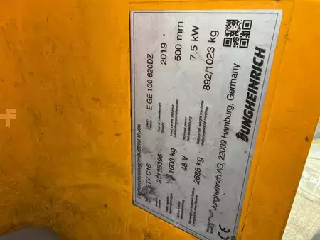 Chariots à mât rétractable 2019  Jungheinrich ETV C16 (3)