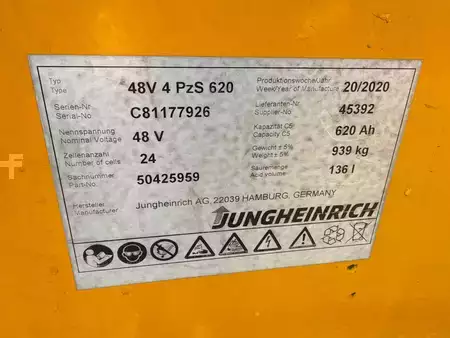 Chariots à mât rétractable 2019  Jungheinrich ETV C16 (6)