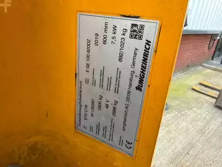 Rækketruck 2019  Jungheinrich ETV C16 (3)