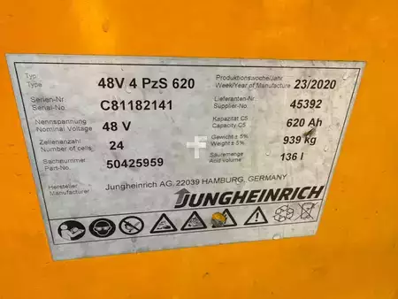 Chariots à mât rétractable 2019  Jungheinrich ETV C16 (6)