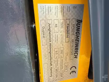 Elektro tříkolové VZV 2013  Jungheinrich EFG 216 SP G 115-310 ZZ (3)