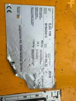 Stapelaars met staplatform 2019  Jungheinrich EJG 108 G 100-250 ZZ (3)