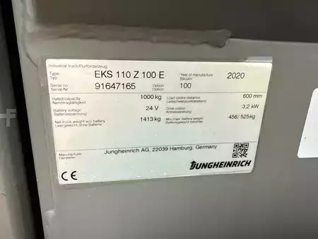 Recogepedido horizontal 2020  Jungheinrich EKS 110 Z 100-67 100 E (3)