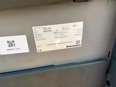 Préparateurs de commande horizontaux 2021  Jungheinrich ECE 220 100-66 (8)