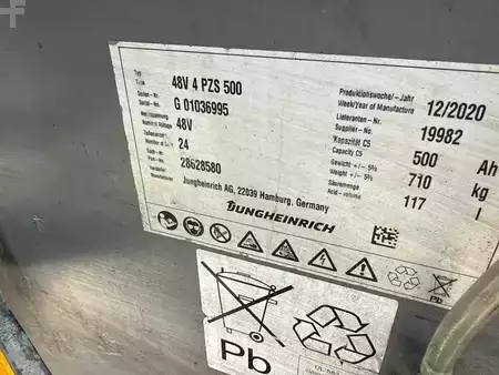 Eléctrica de 3 ruedas 2020  Jungheinrich EFG 213 SP G+ZVG 110-550 DZ (4)