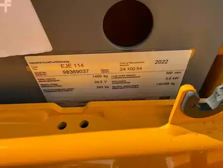 Lavtløftende truck 2022  Jungheinrich EJE 114 100-51 (7)