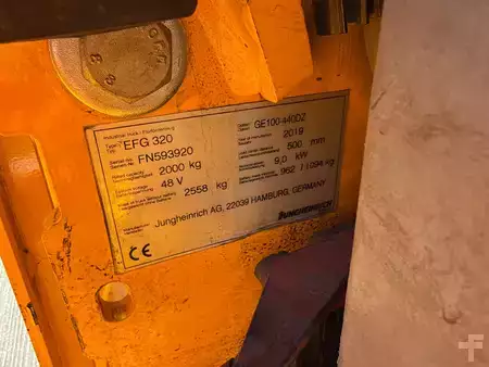 Elektryczne 4-kołowe 2019  Jungheinrich EFG 320 GE 100-440DZ - Carton Clamp (13)