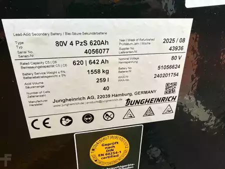 Elektro čtyřkolový VZV 2016  Jungheinrich EFG 425ks SP G+E 115-440 DZ (7)
