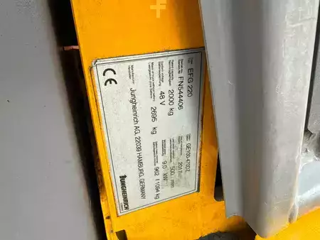 Elektro tříkolové VZV 2017  Jungheinrich EFG 220 SP GE 100-470 DZ (11)