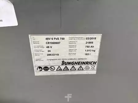 Elektro tříkolové VZV 2018  Jungheinrich EFG 220 SP 120-370 ZT (10)