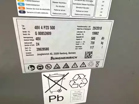 Elektro tříkolové VZV 2018  Jungheinrich EFG 213 SP GE 100-425DZ (5)