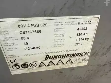 Elektromos 4 kerekű 2020  Jungheinrich EFG 425k SP GE ZVG 160-440 DZ (6)