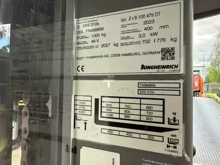 Horizontální vychystávací vozík 2023  Jungheinrich EKS 310s Z+S 100-475 DT (8)