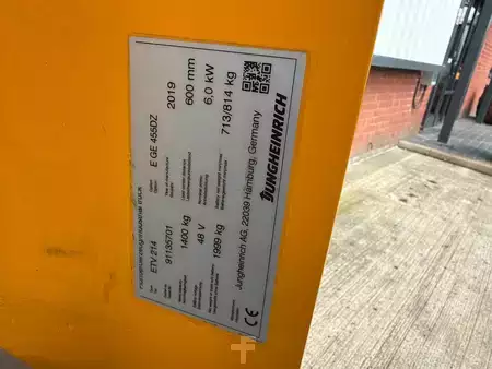 Reach Truck 2019  Jungheinrich ETV 214 SP E GE+ZVG 100-455 DZ (7)
