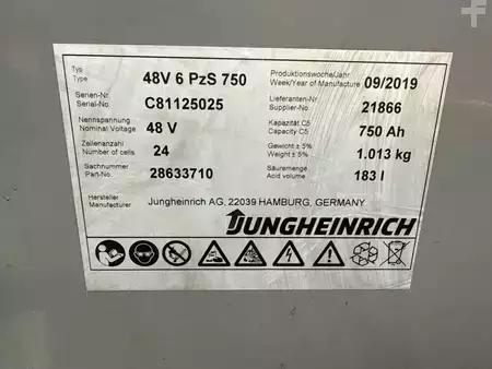 Elektryczne 4-kołowe 2019  Jungheinrich EFG 320 (4)