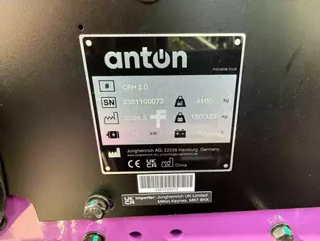 Elektro čtyřkolový VZV 2026  Jungheinrich CBH 2.0 - Full Cab - Li Ion (19)