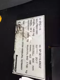 Elektro tříkolové VZV 2017  Jungheinrich EFG 115 SP GE 100-435 DZ (5)