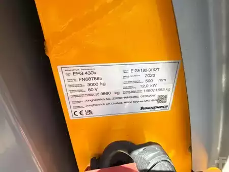 Eléctrico - 4 rodas 2022  Jungheinrich EFG 430k SP GE 180-310 ZT (14)