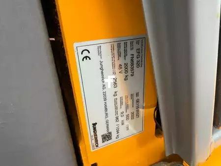Carrelli elettrici 4 ruote 2022  Jungheinrich EFG 320 SP GE 115-310 ZT - Full cab (15)