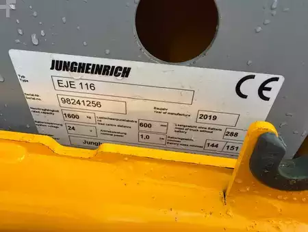Nízkozdvižný vozík 2019  Jungheinrich EJE 116 100-67 (3)