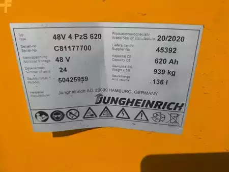 Tolóoszlopos targonca 2020  Jungheinrich ETV C16 SP GE 115-530 DZ (7)