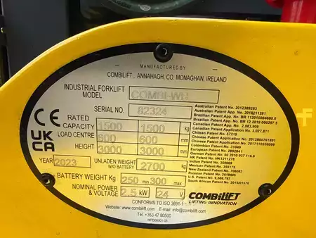 Beállós targonca 2023  Combilift WR (7)