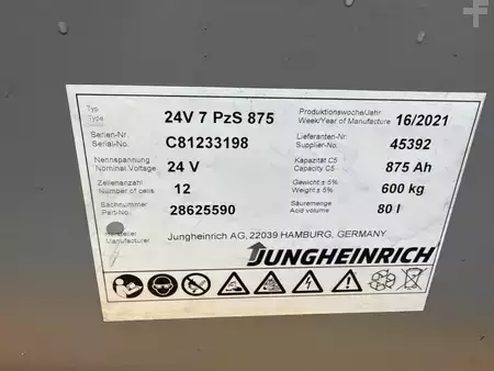 Elektro tříkolové VZV 2021  Jungheinrich EFG 113 SP GE115-500DZ (7)