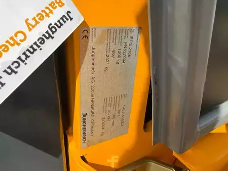 Elektro tříkolové VZV 2016  Jungheinrich EFG 216k D-PLT G+E 115 550 DZ (17)