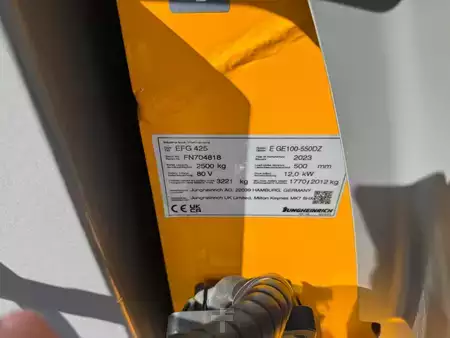 Carrelli elettrici 4 ruote 2023  Jungheinrich EFG 425 SP GE 100-550 DZ - New Forklift (16)