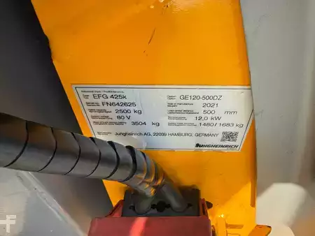 Carrelli elettrici 4 ruote 2021  Jungheinrich EFG 425k SP GE 120-500 DZ (13)