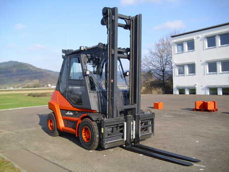 Diesel Forklifts 2008  Linde H60D-01-X396 TELEMAST - ZV/SS - KABINE - HZG (3) 