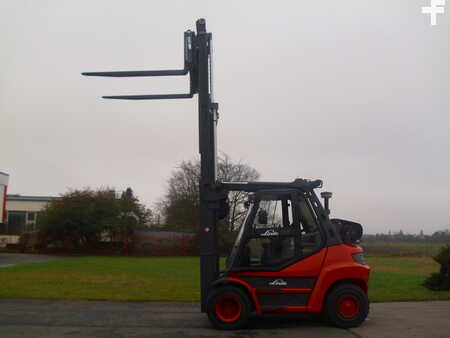 Chariots élévateurs GPL 2014  Linde H80T-02-X396 TRIPLEX-ZVG-KAB-HZG- NUR 7687 STD. (8)