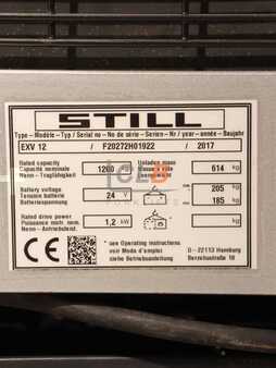 Ruční vysokozdvižný vozík 2017  Still EXV 12 (7)