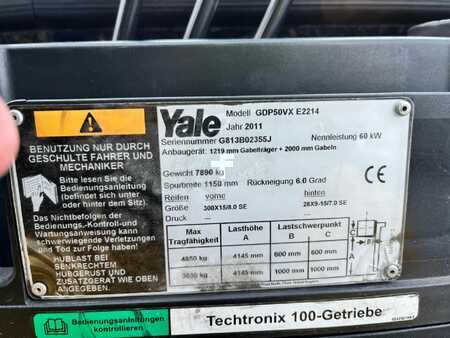 Diesel gaffeltruck 2011  Yale GDP50VX - containerfähig (2)