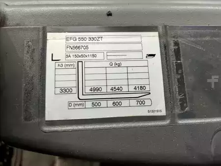 Carrelli elettrici 4 ruote 2018  Jungheinrich EFG550-330ZT - erst 720 Stunden (2)