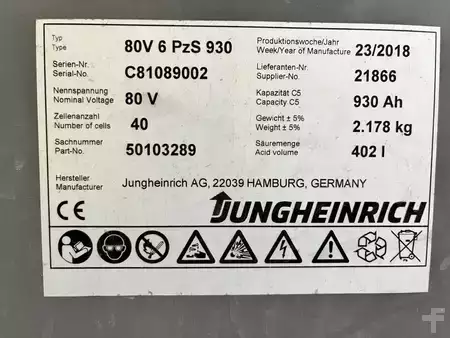 Carrelli elettrici 4 ruote 2018  Jungheinrich EFG550-330ZT - erst 720 Stunden (5)