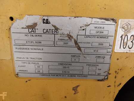 Gas gaffeltruck 2007  CAT Lift Trucks GP35N (12)