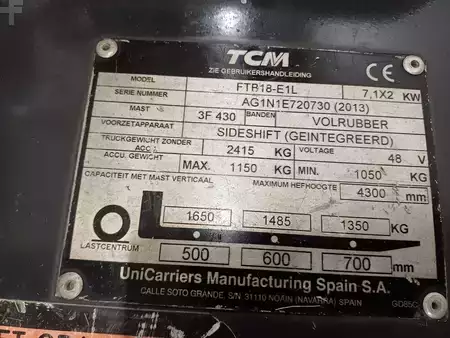 El truck - 4 hjulet 2013  TCM FTB18-E1L (10)