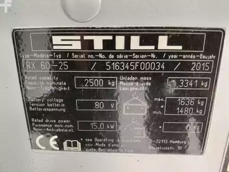 Elektro čtyřkolový VZV 2015  Still RX 60-25 (11)