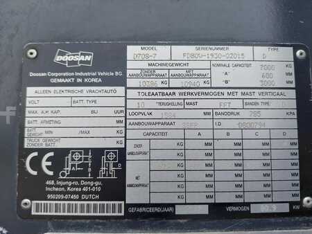 Wózki widłowe diesel 2017  Doosan D70S-7 (11)