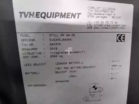 Elektro čtyřkolový VZV 2018  Still RX 60-25 (8)