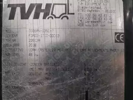 Gázüzemű targoncák 2018  Doosan G35C-7 (9)