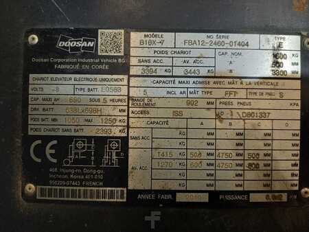 Carrelli elettrici 4 ruote 2019  Doosan B16X-7 (10)