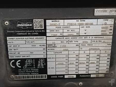 Dieselový VZV 2019  Doosan D55C-7 (9)